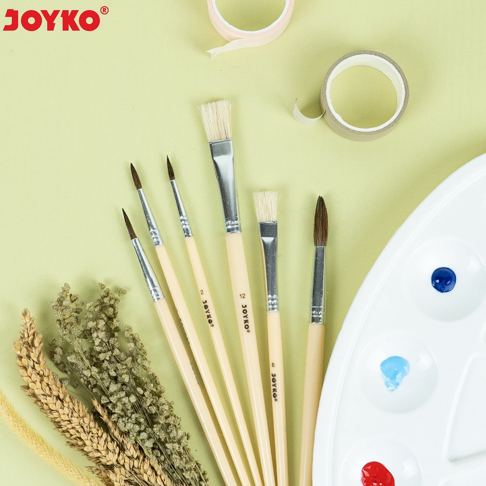 

Bayar Di Tempat Brush Kuas Cat Air Lukis Acrylic Joyko BR-1