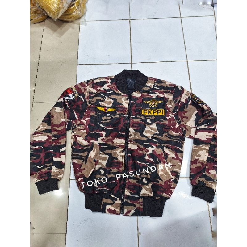 Jaket Bomber FKPPI dengan atribut