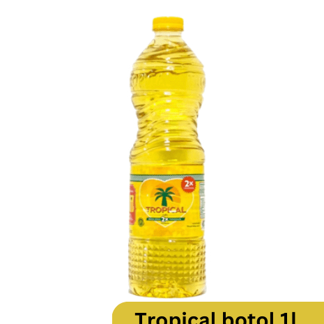 

➶⁎✶ MINYAK GORENG TROPICAL BOTOL 1 LITER