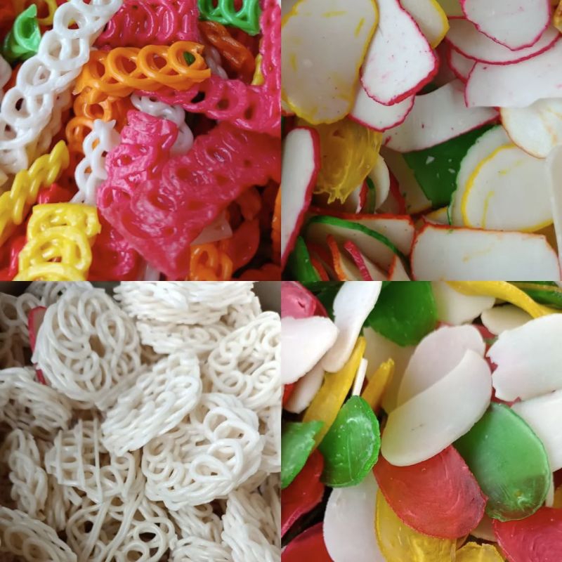 

krupuk seblak // krupuk rainbow // krupuk murah