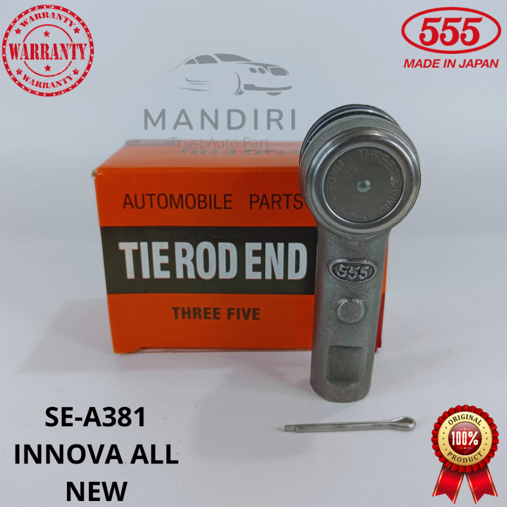 TIE ROD END INNOVA REBOND INOVA ALL NEW 555 ORI MADE IN JAPAN HARGA 1AN