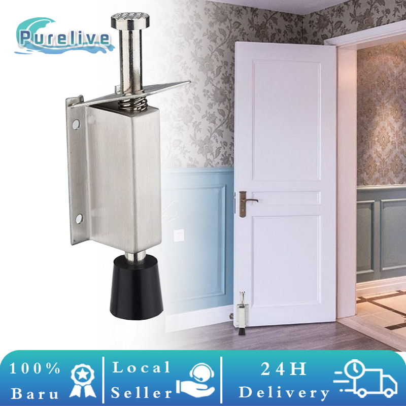 Stoper Injak Stainless Steel Door Stopper Model Injak Kecil Stopper Penahan Pintu Injak