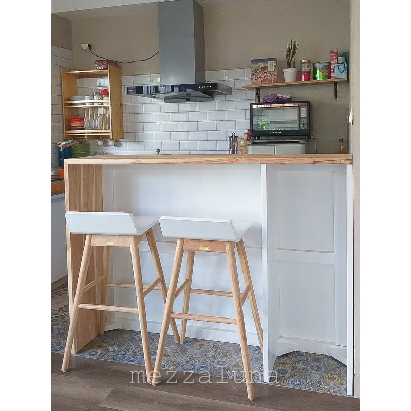 MEJA BAR MINIMALIS / SET MINI BAR SCANDINAVIAN STYLE