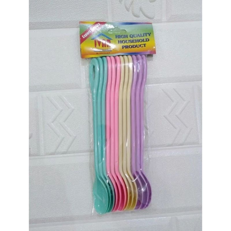 1lusin Sendok Es / Sendok Teh / Sendok Es Ivan / sendok es teh / sendok aduk teh / sendok warna / se