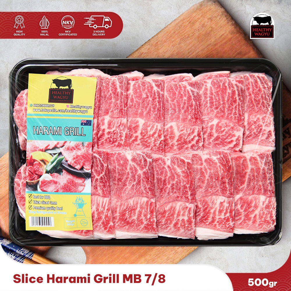 

Harami Grill - The Butcher Secret Beef Slice - 500gr Healthy Wagyu