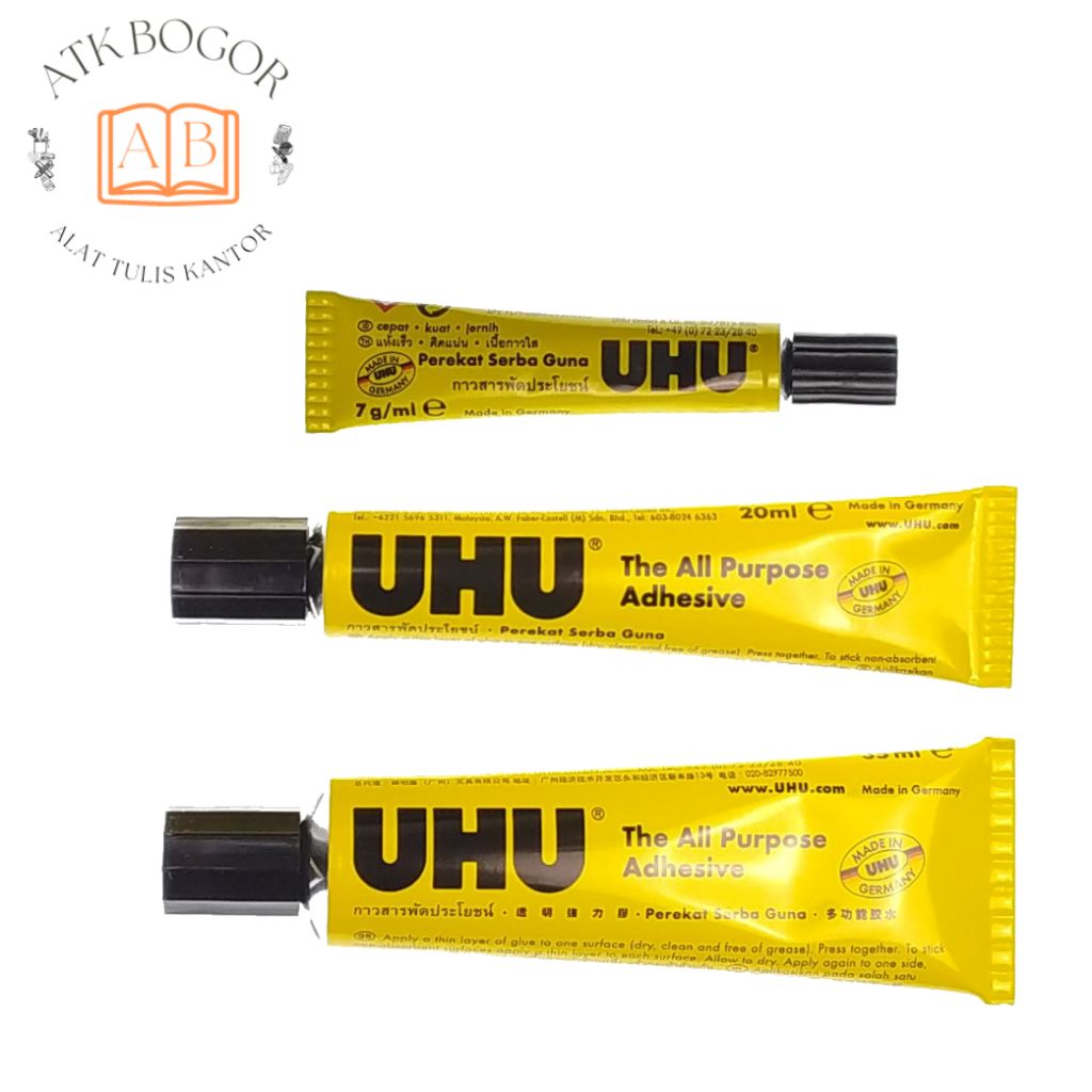 

UHU Lem Perekat Serbaguna All Purpose Adhesive 7 / 20 / 35 ml