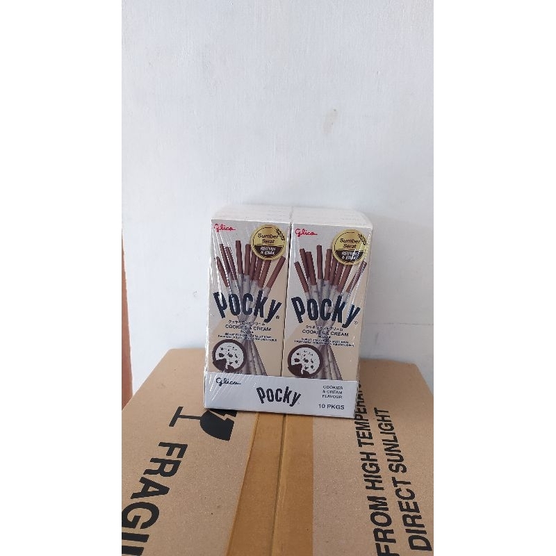 

POCKY MINI COOKIES & CREAM ( 1box isi 10pc )