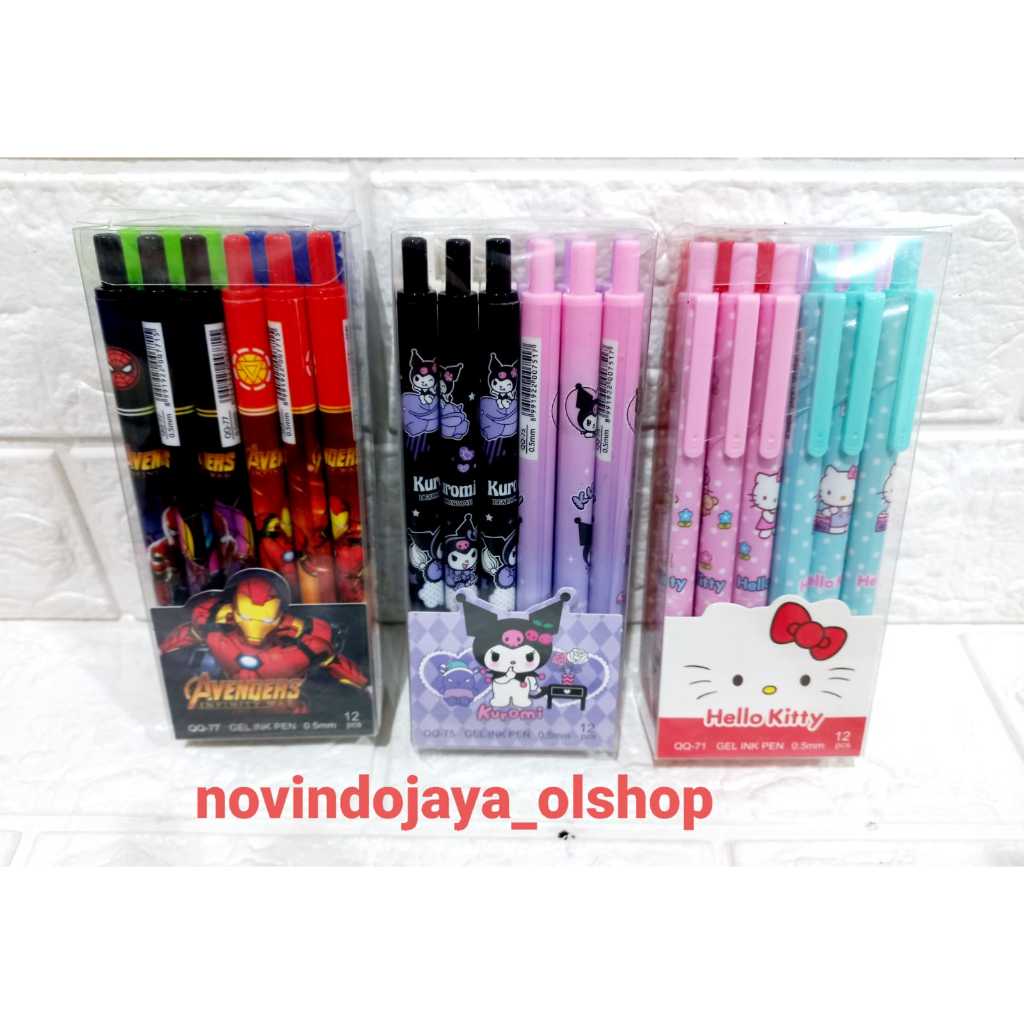 

PULPEN GEL CETEK KARAKTER LUCU UNIK 0,5 TERMURAH