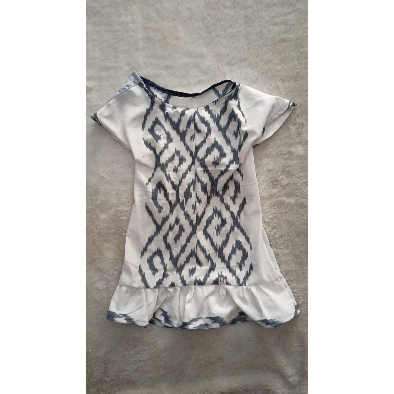 DRESS TENUN ANAK MERLIN/DRESS PREMIUM TENUN