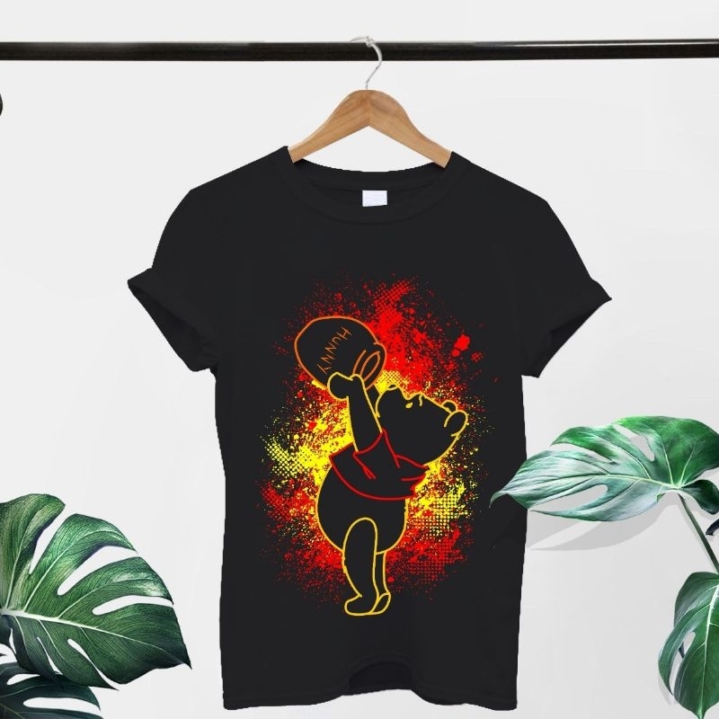 KAOSLAGI Kaos Karakter Wanita Kaos Pooh Kaos Pooh Wanita Kaos Lucu Wanita Kaos Pooh Dewasa Unisex