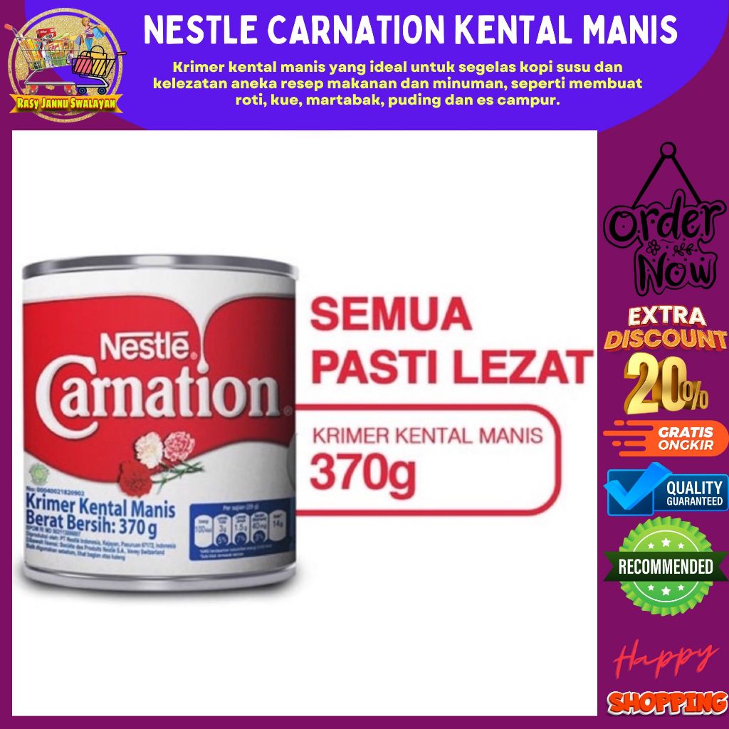 

Carnation Kental Manis 370gr