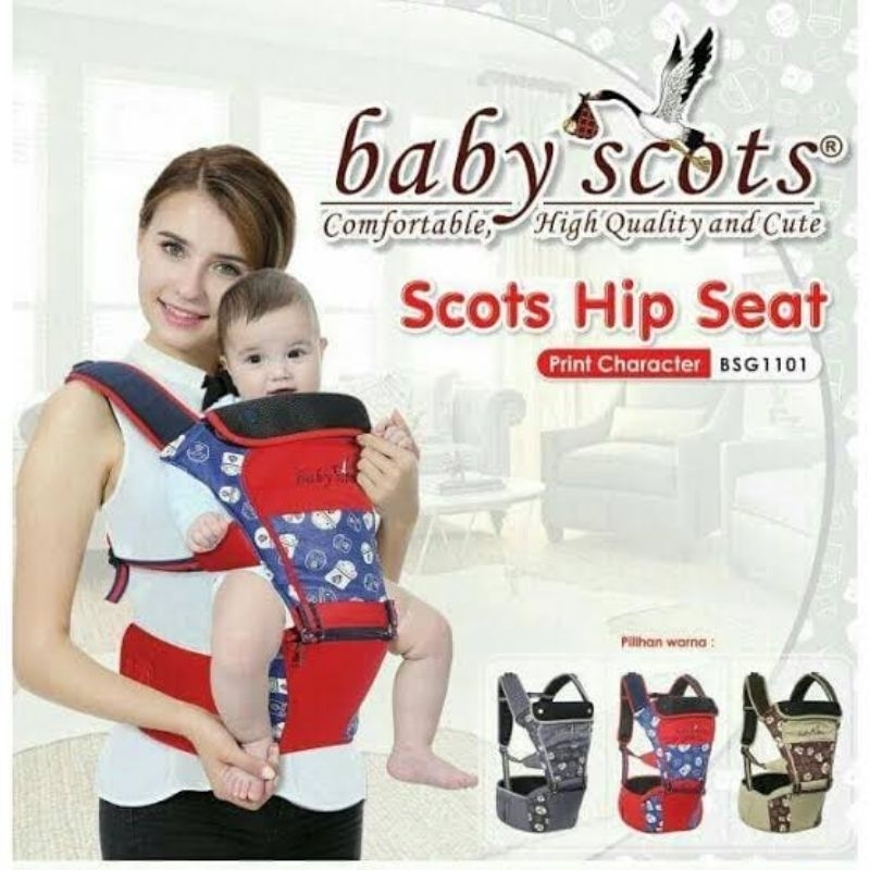 gendongan hipseat baby scots
