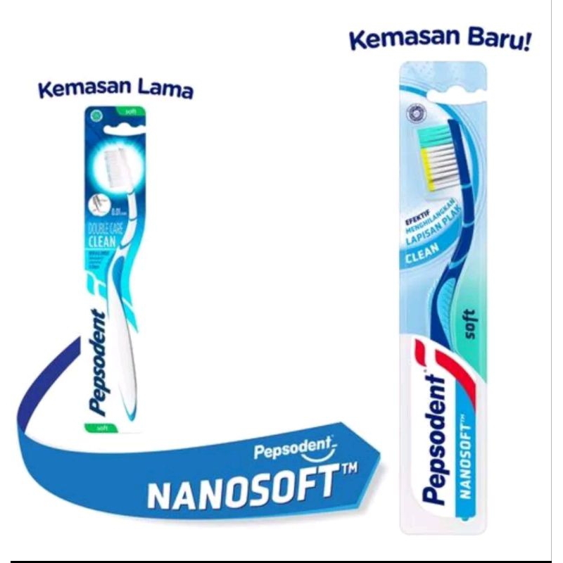 SIKAT GIGI PEPSODENT BRILIAN/NANO SOFT ISI 1