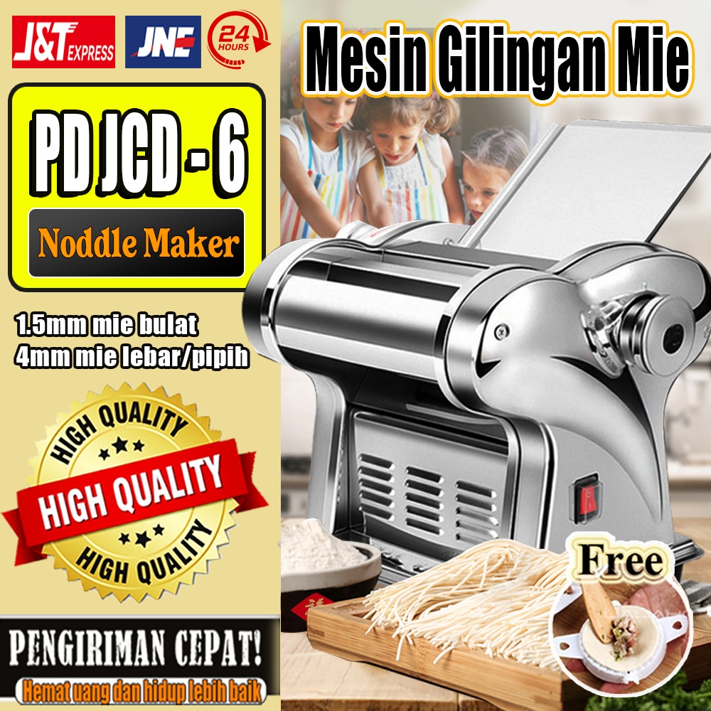 140W mesin mie listrik Mesin Mie listrik kue bawang  Manually selected alat gilingan mie stainless M