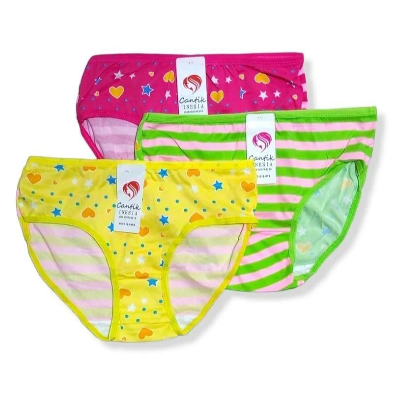 1 lusin cd anak remaja motif salur garis garis | celana dalam anak remaja britex garis garis termura