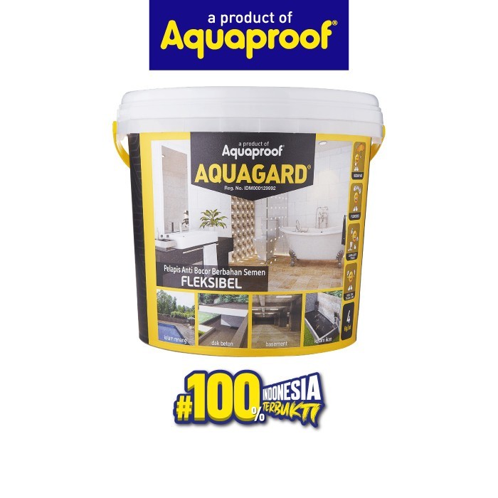 Semen Waterproofing AQUAGARD 4kg + 1L (4kg) mirip Sikatop 107