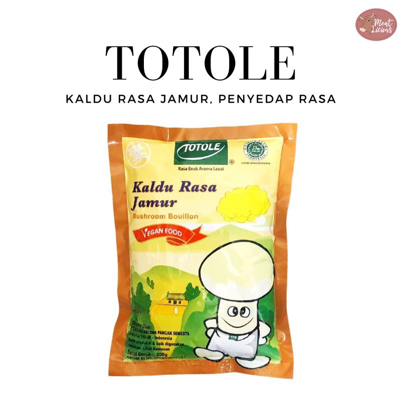 

Totole Kaldu Jamur 40gr Halal MUI Bumbu totole rasa jamur (Penyedap rasa Vegan)