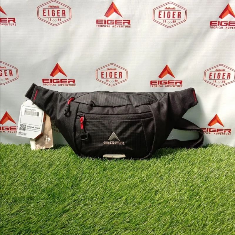 EIGER1989 GRADIENT WAISTBAG - BLACK