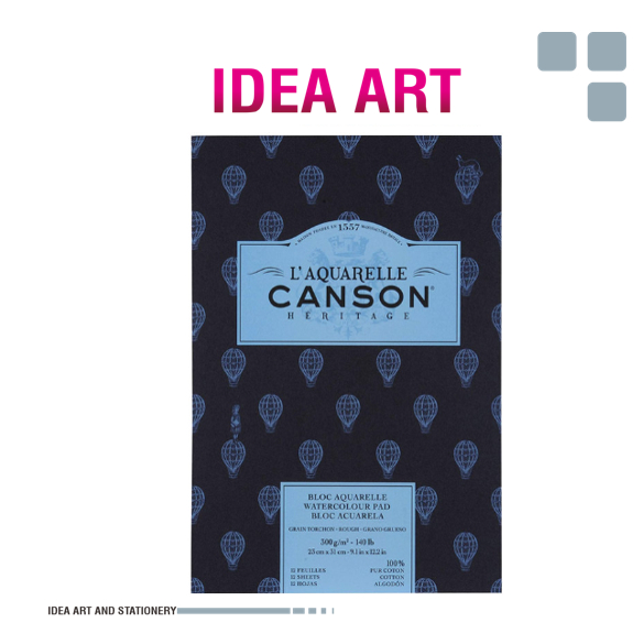 

Kertas Lukis Watercolor Canson Heritage Rough 23x31 100720020