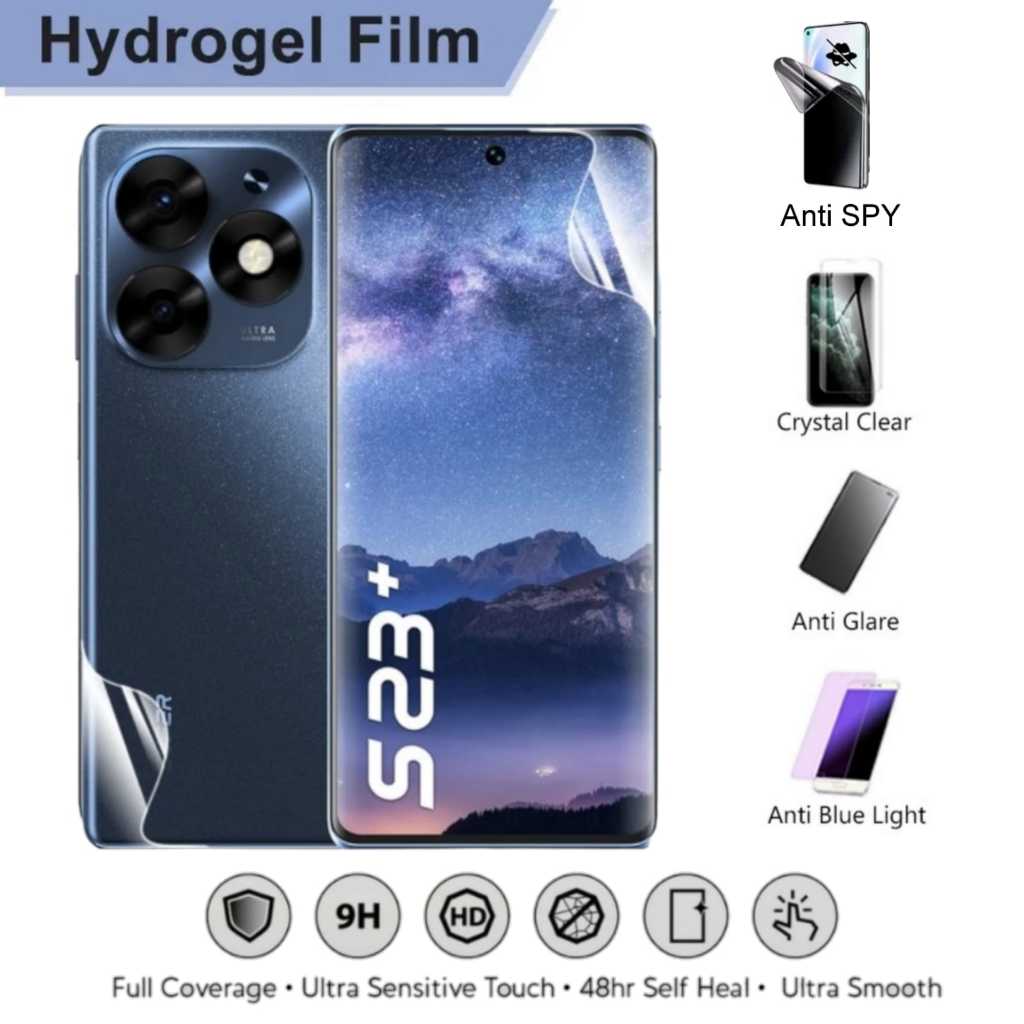 Anti Gores Itel S23 Plus Hydrogel Not Tempered Glass
