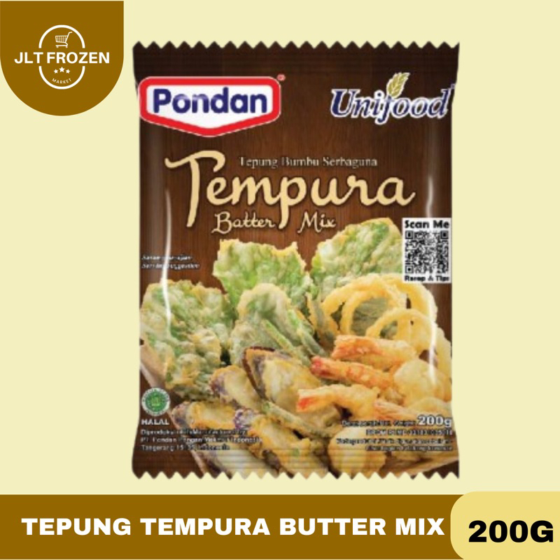 

Pondan Tepung Tempura Batter Mix / Tepung Bumbu Tempura Goreng Instan - 200g