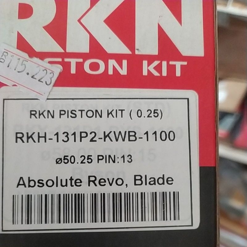 piston kit ring seher rkn kwb absolute Revo Blade
