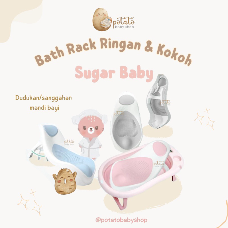 Sugar Baby Bath Rack - Alas Mandi Bayi Sugar Baby Dudukan Mandi Bayi