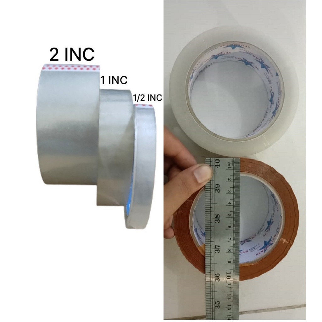 

LAKBAN 2 INC 100 YARD REAL Bening Coklat Tebal Murah LAKBAN 2 INC 90 YARD Bening Coklat Jawa Timur Surabaya Tebal Murah