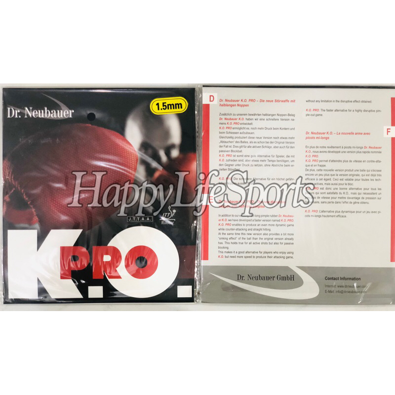 [ORIGINAL] Karet Pingpong Dr Neubauer KO PRO Bintik Serang