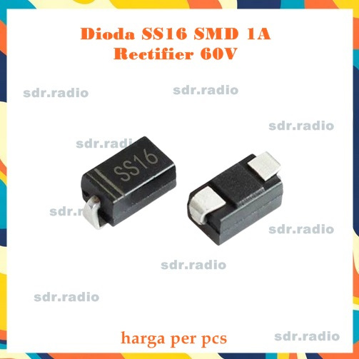 Dioda SS16 SMD 1A Rectifier 60V