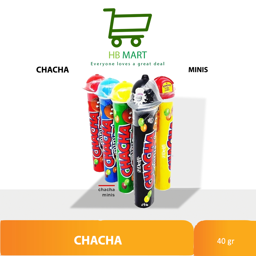 

Chacha Minis HATS - Coklat Butir Mini Kemasan Tabung 40 g