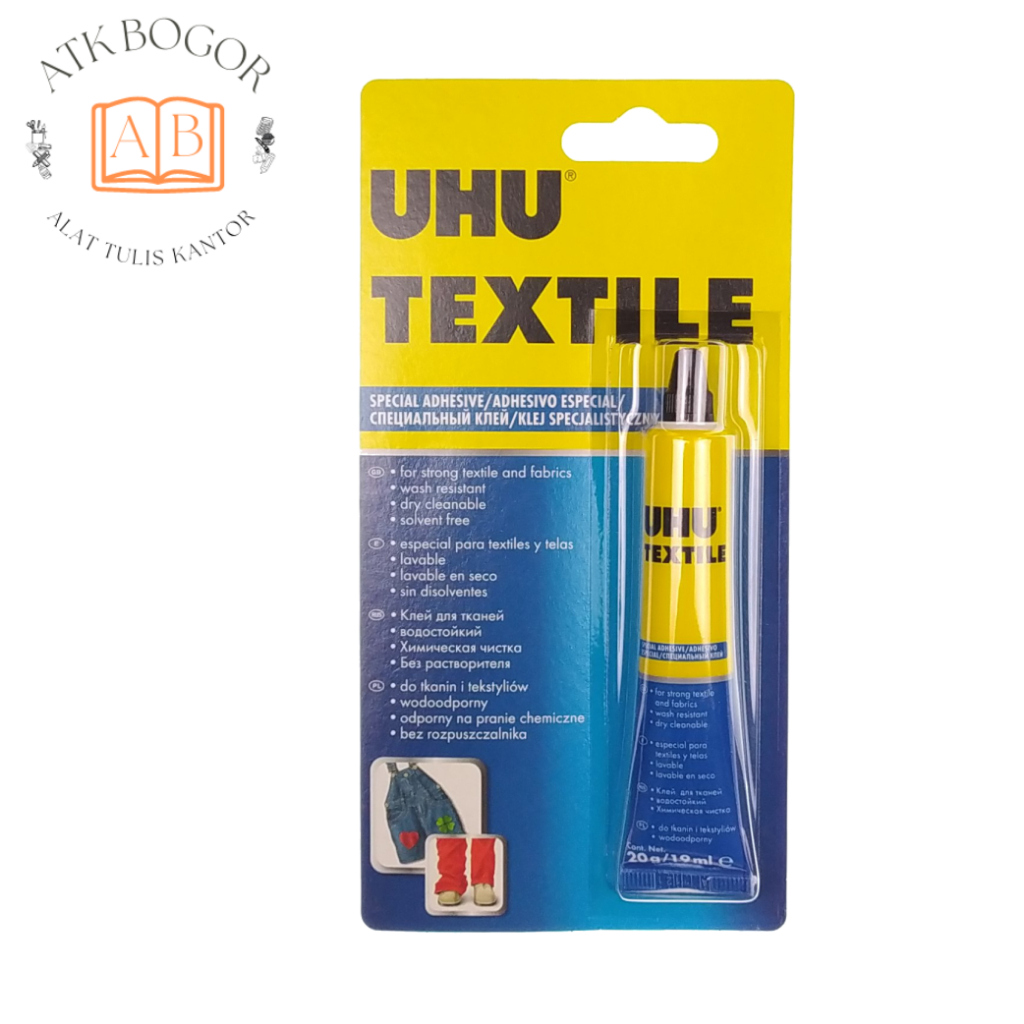 

UHU Textile Lem Untuk Kain Pakaian 19 ml