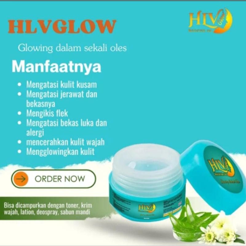 TERLARIS,,,‼️HLV GLOW BOOSTER OIL/SEKALI OLES LANGSUNG GLOWING