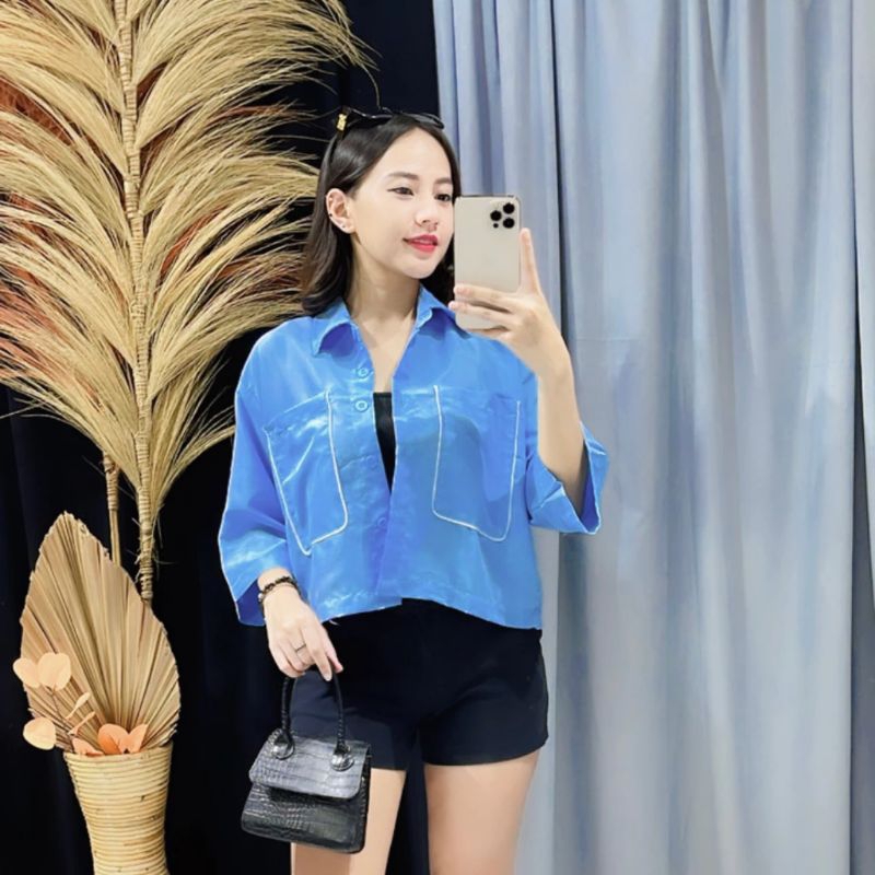 ZORA TOP CROP TWISCONE TERBARU