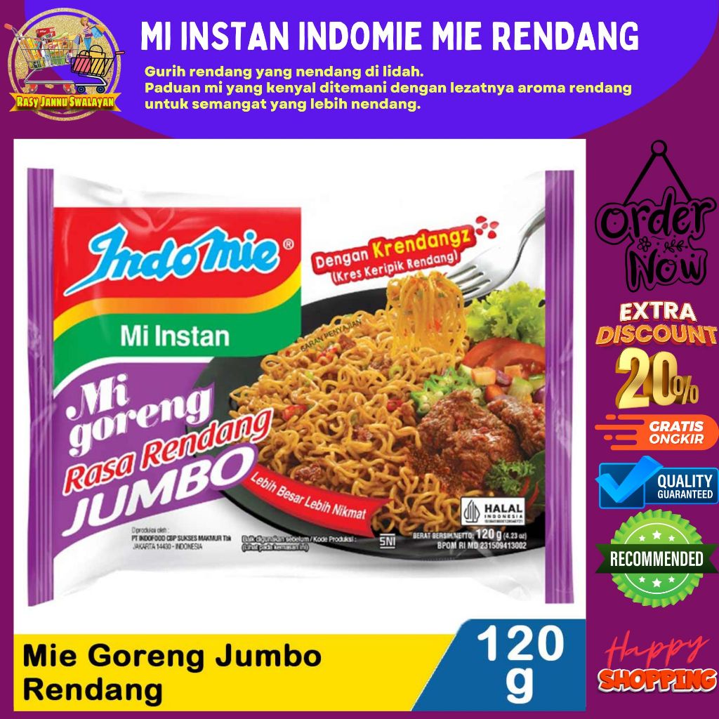 

Indomie Goreng Rendang Jumbo