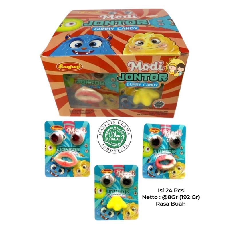 

GROSIR - Permen Modi Jontor 24 X 8 Gr Rasa Buah by Jadoel_Snack