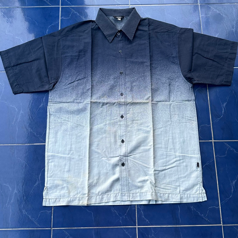 kemeja pria vintage gradient preloved second
