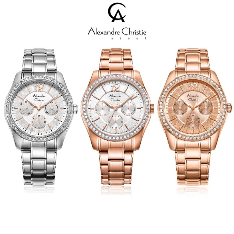 ORIGINAL - Jam tangan wanita Alexandre Christie AC 2645 AC2645 AC 2645BF