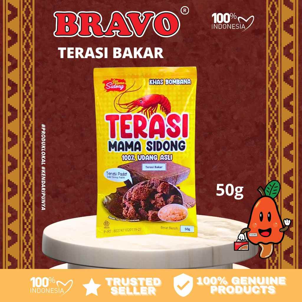 

TERASI BAKAR MAMA SIDONG 50gr