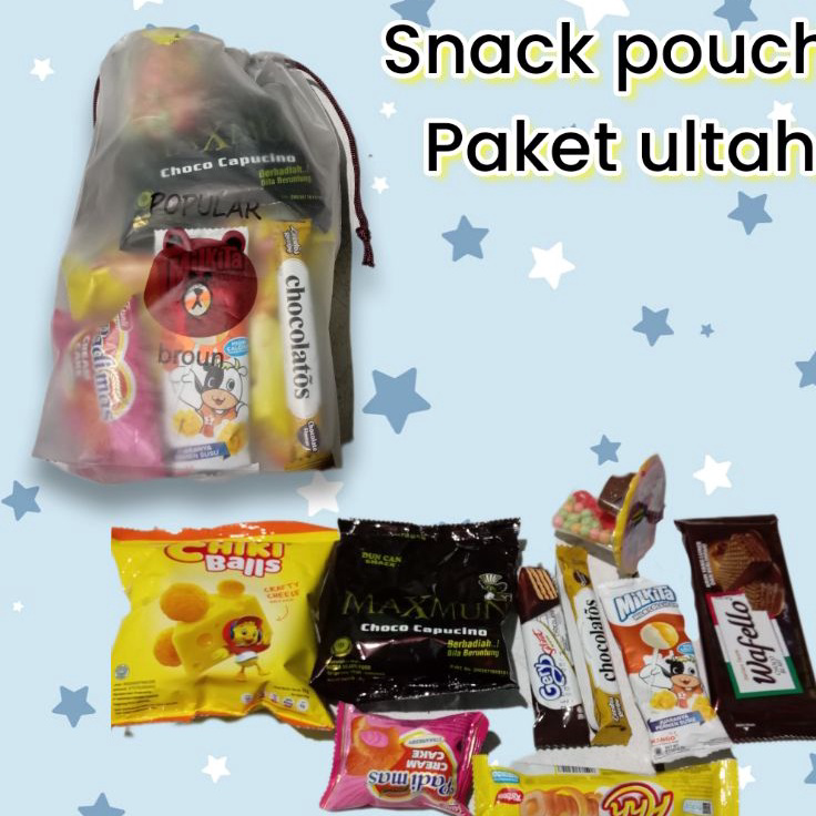

WWVZ2053 BUY 40 FREE 1 Paket Snack Ulang Tahun/Bingkisan Ulang Tahun/Snack Pouch