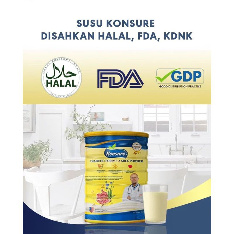 

SUSU KONSURE UNTUK DIABETES NO 1 isi 450 gr