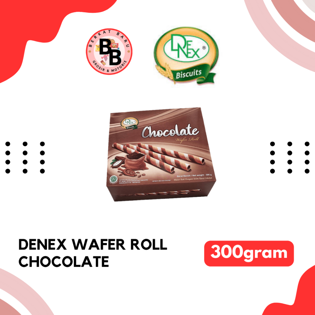 [BB SNACK[ DENEX WAFER ROLL 300GRAM FAMILY PACK