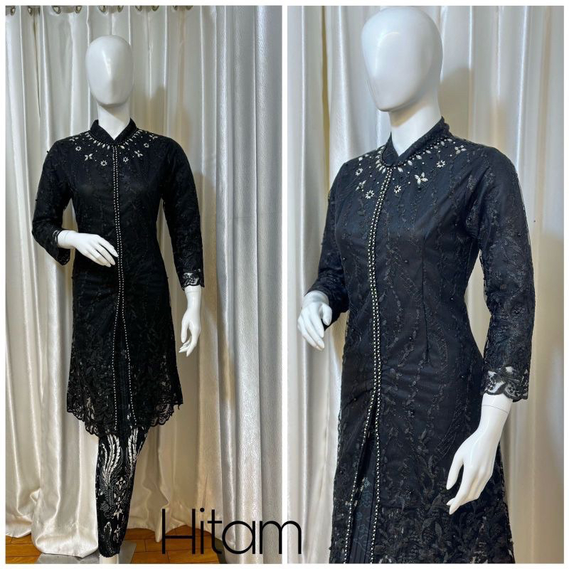 Ghazza Collection - Kebaya Payet Modern / Kebaya Hitam / Kebaya Putih / Kebaya Brokat Modern / Kebay