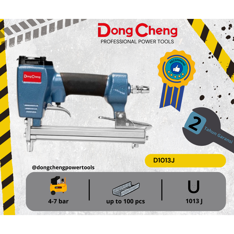 Mesin Staples Tembak 1013J / Air Stapler 1013 J Dong Cheng D1013J