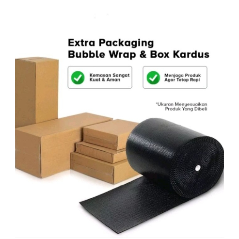 

(Wajib Add) Tambahan Extra Bubble Wrap Packing Aman Kardus Penglapis Barang Kiriman Safety