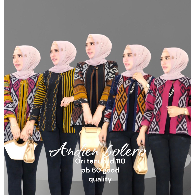 Bolero tenun outer tenun blus tenun