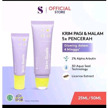 somethinc skin goals moisturizer silk creme