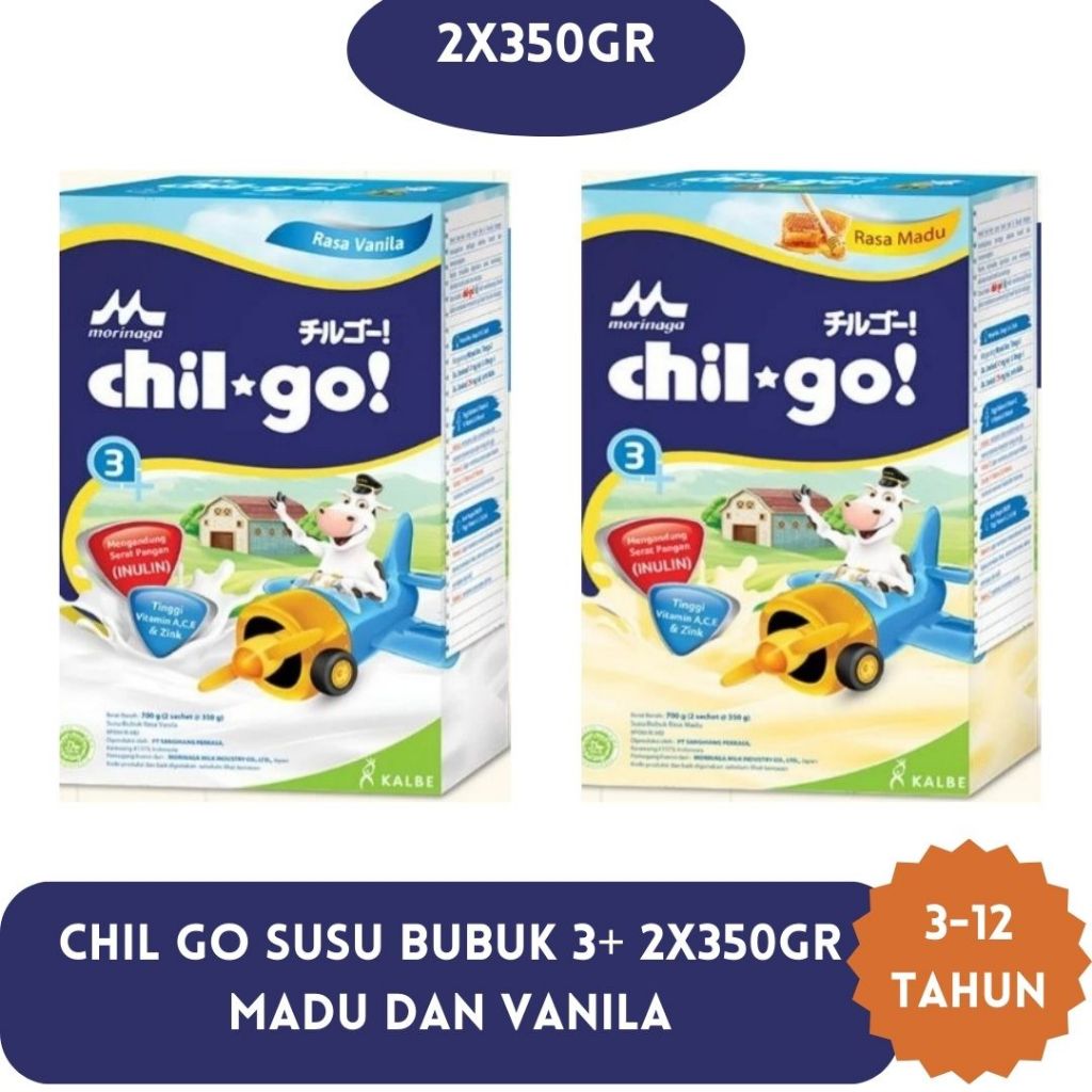 

CHIL GO POWDER 3+ 700GR RASA VANILA/MADU