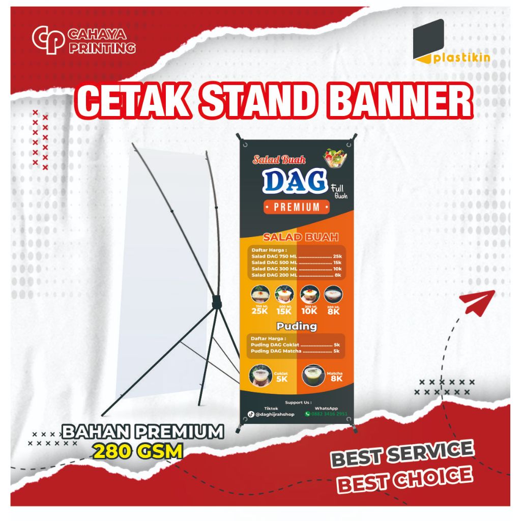 CETAK STAND BANNER , Y BANNER MURAH BISA CUSTOM