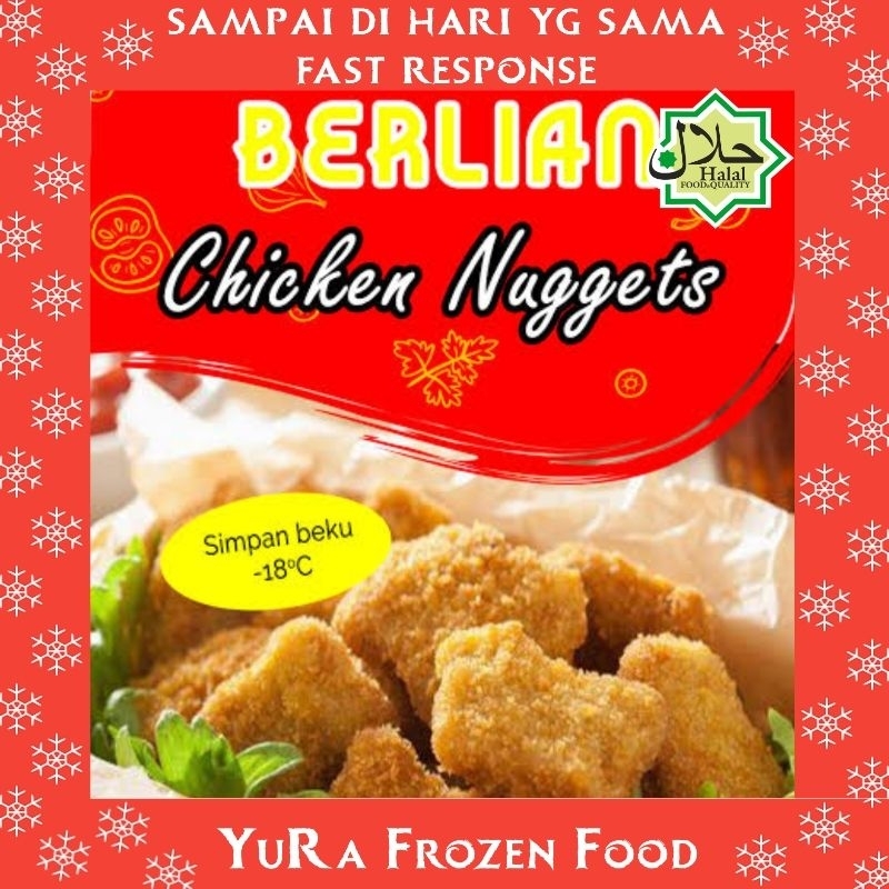 

BERLIAN Chicken Nugget 500 gr Naget Ayam